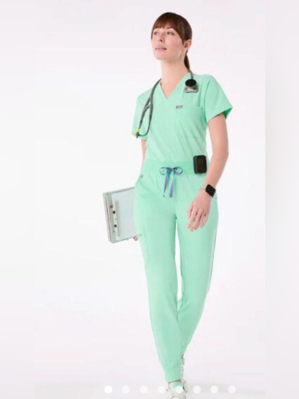 FIGS LIMITED EDITION MARINER SCRUBS SET SMALL TALL